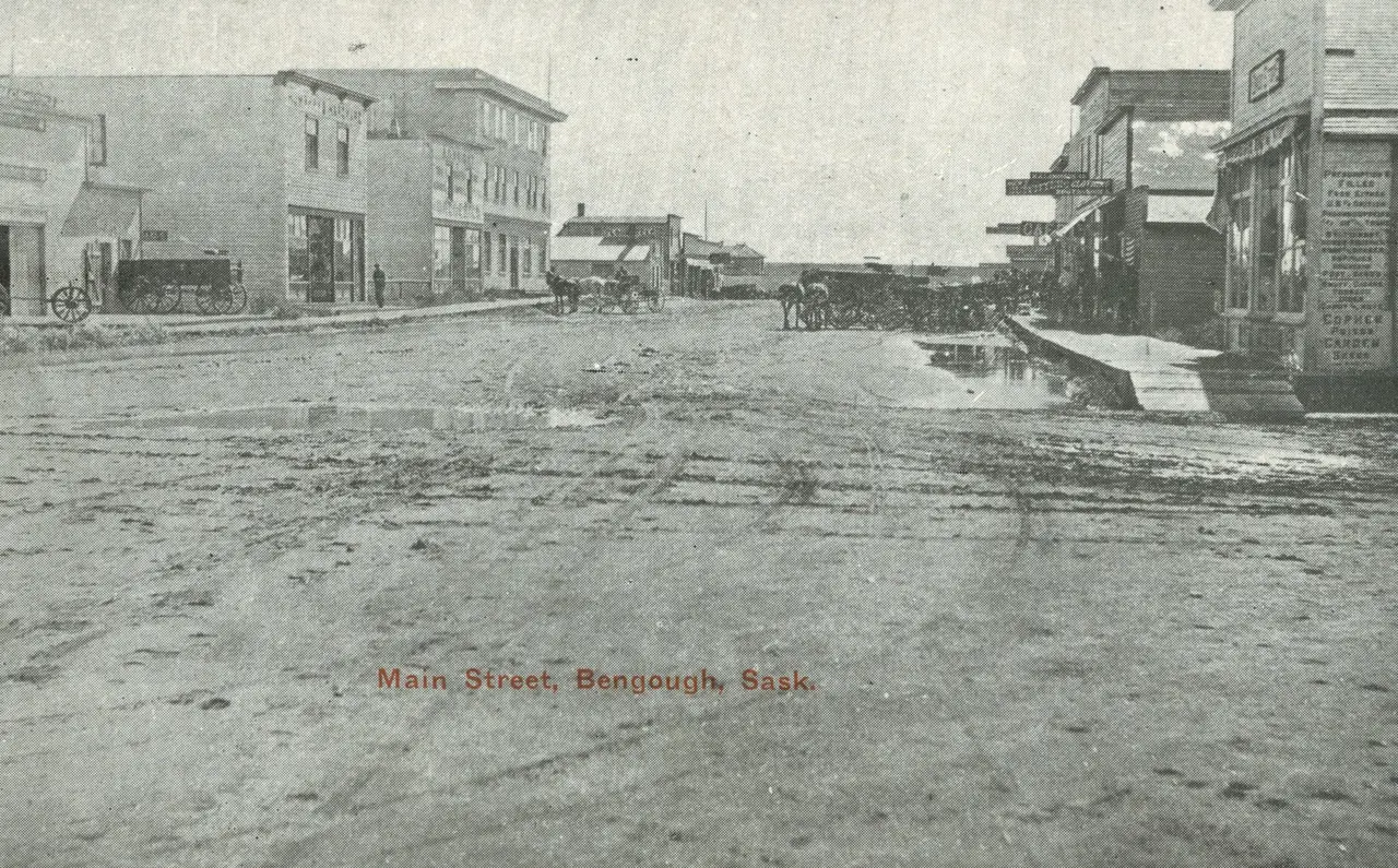 Main Street, Bengough, about 1910